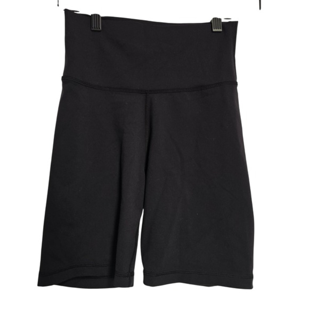 Tna Aritzia Atmosphere Hi-Rise 8 Inch Biker Shorts Black Womens Size S LUF3